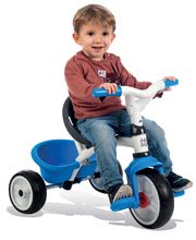 Kinderdreiräder ab 10 Monaten - Dreirad mit Rückenlehne Baby Balade Blue Smoby mit EVA-Rädern blau ab 10 Monaten_4