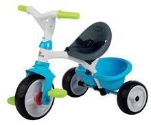 Tricikli od 10. meseca - Tricikel s potiskom Baby Driver Comfort Blue Smoby z EVA kolesi in intuitivnim obvladovanjem moder_6