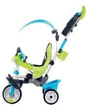 Triciklik 10 hónapos kortól - Tricikli huzattal Baby Driver Comfort Blue Smoby EVA kerekekkel és intuitív vezérléssel kék_0