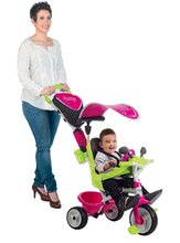 Triciklik 10 hónapos kortól - Tricikli huzattal Baby Driver Comfort Pink Smoby EVA kerekekkel és intuitív vezérléssel rózsaszín_9