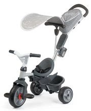 Triciklik 10 hónapos kortól - Tricikli huzattal DeLuxe Baby Driver Comfort Grey Smoby EVA kerekekkel és intuitív irányítással szürke_0