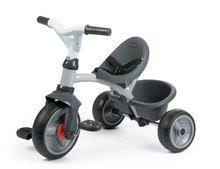 Triciklik 10 hónapos kortól - Tricikli huzattal DeLuxe Baby Driver Comfort Grey Smoby EVA kerekekkel és intuitív irányítással szürke_2