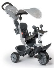 Triciklik 10 hónapos kortól - Tricikli huzattal DeLuxe Baby Driver Comfort Grey Smoby EVA kerekekkel és intuitív irányítással szürke_6