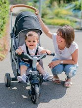 Rowerki trójkołowe od 6 miesiąca - Trójkoło i wózek składany Evolutive Robin Trike Smoby Z złożoną podpórką i cichymi kółkami od 6 miesięcy_3