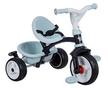 Tricikli od 10. meseca - Tricikel in voziček v enem z zavoro Baby Driver Plus Blue Smoby z EVA kolesi in intuitivnim vodenje moder od 10 mes_2