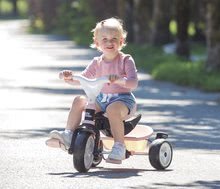 Tříkolky od 10 měsíců - Tříkolka a kočárek v jednom s brzdou Baby Driver Plus Pink Smoby s EVA koly a intuitivním ovládáním růžová od 10 měsíců_6