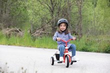 Rutschfahrzeuge ab 18 Monaten - Kinderdreirad und Laufrad  Retro Rookie Trike Smoby ultraleicht mit Pedalen und leisen Gummirädern ab 24 Monaten_3