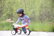 Babytaxiuri de la 18 luni - Tricicletă și babytaxiu Retro Rookie Trike Smoby ultraușoară cu pedale și roți silențioase din cauciuc de la 24 luni_2