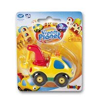 Voitures - Voiture Vroom Planet Smoby Longueur de travail 7 cm jaune à partir de 12 mois_0