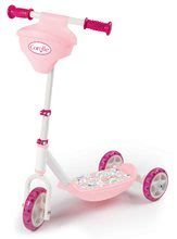 Koloběžky tříkolové - Set koloběžka tříkolová Corolle Smoby s košíkem a panenkou Mariou v růžových šatech 30 cm_0