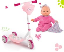 Dreirädrige Roller für Kinder - Dreirädriges Roller-Set Corolle Smoby mit Korb und Puppe mit Zubehör_13