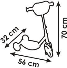 Darček a zľava -5% - Trójkołowa hulajnoga Gabby 3 Wheels Scooter Smoby z antypoślizgową rączką o regulowanej wysokości od 3 lat_3