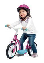 Odrážadlá od 18 mesiacov - Balančné odrážadlo Balance Bike Comfort Pink Smoby s kovovou konštrukciou a výškovo nastaviteľným sedadlom od 24 mes_0