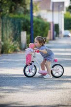 Seturi babytaxiuri - Set bicicletă educativă cu coș Corolle Comfort Smoby cu păpușă Maria în rochie roz 30 cm_0