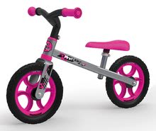 Bébitaxik 18 hónapos kortól - Tanulóbicikli First Bike Smoby magasságra állítható üléssel rózsaszín-fekete 18 hó-tól_0