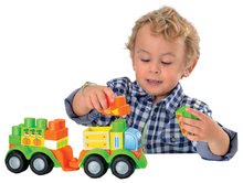 Cuburi si jocuri de construit - Camion cu remorcă Abrick Écoiffier joc de construit cu imprimare IML 44 bucăţi de la 12 luni_0