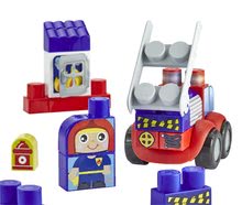 Cuburi si jocuri de construit - Joc de construit Maxi Abrick Sediu pompieri Écoiffier cu maşină 25 de piese de la 12 luni_0