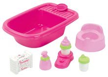 Játékbaba kiegészítők - Kiskád játékbabának Nursery Écoiffier kiegészítőkkel rózsaszín 18 hó-tól_0