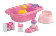 Puppenzubehör - Puppenbadewanne Nursery Écoiffier mit 8 Zubehörteilen orange ab 18 Monaten_0