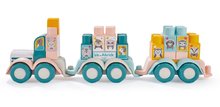 Premergătoare - Set premergător didactic și cărucior Trotty Walker 3in1 cu tren Little Smoby și cuburi motivul animăluțelor și turn pliabil_13