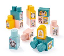 Premergătoare - Set premergător didactic și cărucior Trotty Walker 3in1 cu tren Little Smoby și cuburi motivul animăluțelor și turn pliabil_4