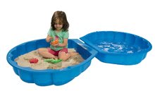 Rutschen mit Sandkasten - Rutschenset Tobbogan KS Smoby mit Länge von 150 cm und zweiteiliger Sandkasten Muschel blau ab 24 Monaten_1