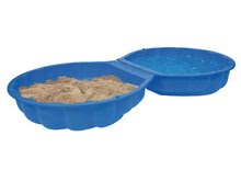 Seturi de nisipare - Set nisipar scoică cu două părți Watershell Blue BIG albastru și balansoar cățeluș cu două părți_3