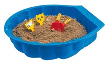 Sabbiere per bambini - Recinto di sabbia conchiglia Watershell Blue BIG per acqua e sabbia 100 litri blu 88*88*20 cm da 12 mesi_3