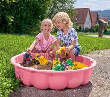 Sandkästen für Kinder - Sandgrube Muschel Watershell Pink BIG für Wasser und Sand 100 Liter pink 88*88*20 cm ab 12 Monaten_2