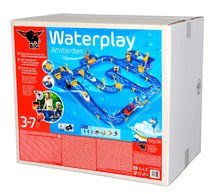 Vodní dráhy pro děti - Vodní hra Waterplay Amsterdam BIG skládací s figurkami modrá_3