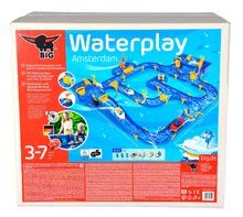 Vodne dráhy pre deti -  NA PREKLAD - Juego acuático Waterplay Amsterdam BIG plegable con figuras azules_4