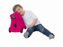 Guralice za djecu od 18 mjeseci - Guralica kofer na kotačima Pas Bobby BIG ružičasta, volumen 15 L s tajnim odjeljkom_7