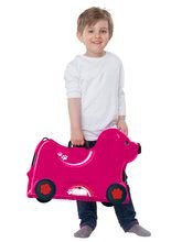 Guralice za djecu od 18 mjeseci - Guralica kofer na kotačima Pas Bobby BIG ružičasta, volumen 15 L s tajnim odjeljkom_6