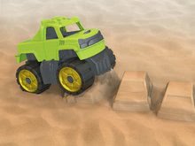 Nákladné autá - Transportér s terénnym autom BIG Power Worker s gumenými kolieskami a formička do piesku od 24 mes_1