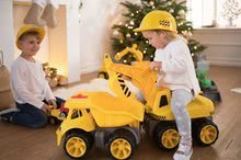 Ride-ons and balance bikes from 18 months - Maxi Power BIG Digger Excavator Vehicle with a seat, length: 73 cm, yellow_15