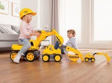 Ride-ons and balance bikes from 18 months - Maxi Power BIG Digger Excavator Vehicle with a seat, length: 73 cm, yellow_12