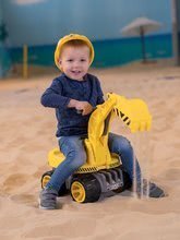 Guralice za djecu od 18 mjeseci - Bager Maxi Power BIG žuti sa sjedalicom dužina 73 cm_3