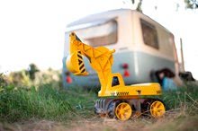Ride-ons and balance bikes from 18 months - Maxi Power BIG Digger Excavator Vehicle with a seat, length: 73 cm, yellow_7