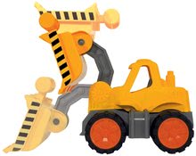 Stavebné stroje - Nakladač Wheel Loader Power Worker BIG pracovný stroj 47 cm - gumené kolesá od 2 rokov_0