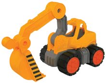 Stavebné stroje - Bager Digger Power Worker BIG pracovný stroj 67 cm - gumené kolesá od 2 rokov_2