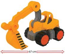 Mașini pentru nisip - Excavator Maxi Bolide Smoby cu o lungime de 67 cm_1