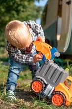 Nákladné autá - Smetiarske auto Power Worker BIG so smetným košom a pohyblivými časťami - gumené kolesá od 2 rokov_0