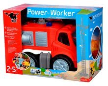 Tovornjaki - Gasilsko vozilo z vodnim topom Power Worker Fire Fighter Car BIG rdeče od 2 leta_2