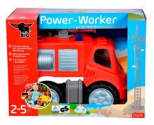 Camion - Camion dei pompieri con cannone ad acqua Power Worker Fire Fighter Car BIG rosso dai 2 anni_0