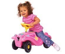 Guralice za djecu od 12 mjeseci - BIG 56029 odrážadlo Bobby Classic auto so zvukom ružové Girlie +12 mesiacov _1