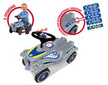 Seturi babytaxiuri - Set babytaxiu maşină Bobby Classic Police BIG albastru cu sunet, lumină şi remorcă de la 12 luni_1