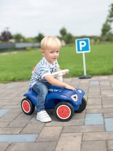 Babytaxiuri de la 12 luni - Maşinuţă babytaxiu Royal blue BIG New Bobby Car cu claxon şi roţi din cauciuc albastră de la 12 luni_0