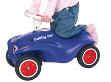 Babytaxiuri de la 12 luni - Maşinuţă babytaxiu Royal blue BIG New Bobby Car cu claxon şi roţi din cauciuc albastră de la 12 luni_0
