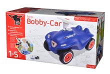 Babytaxiuri de la 12 luni - Maşinuţă babytaxiu Royal blue BIG New Bobby Car cu claxon şi roţi din cauciuc albastră de la 12 luni_3