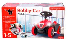 Jeździki od 12 miesięcy - Jeździk samochód Next Bobby Car BIG z dźwiękiem i światłem czerwono-szary od 12 mies._29